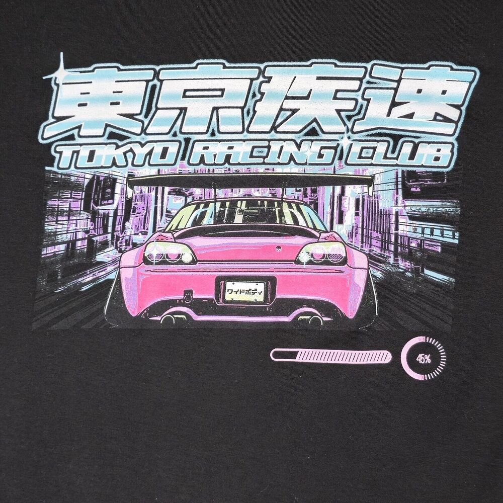 Fresh Laundry T-Shirt Mens XL Tokyo‎ Racing Club Gaming Japan